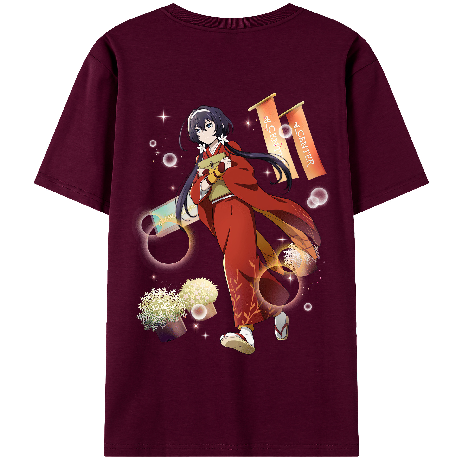 （画像用） 文豪ストレイドッグス Bungo Stray Dogs レディース半袖Tシャツ(バックプリント)